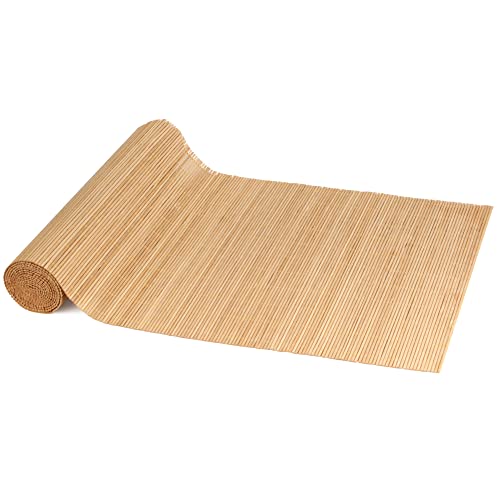 BambooMN Tischläufer, karbonisierter Bambus, natürlicher Tischläufer, Heimdekoration, 2 Stück