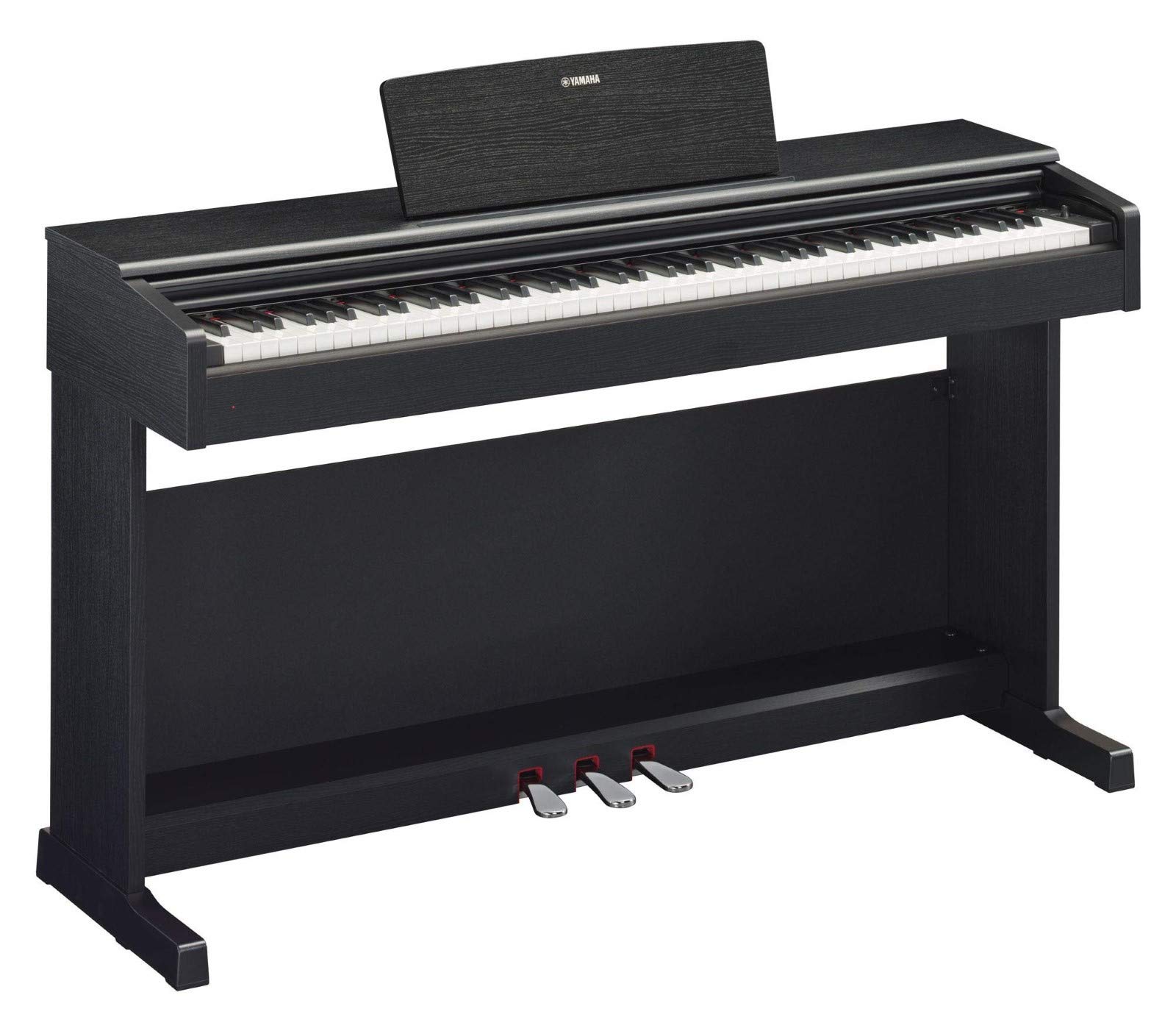 Yamaha Arius Digital Piano YDP-144B, schwarz – Elektronisches Klavier mit Hammermechanik, Konzertflügel-Klang & USB-to-Host-Anschluss – Kompatibel mit kostenloser App "Smart Pianist"