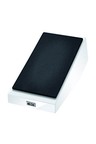 HECO AM 200 | 1 Paar Geschlossener 2-Wege Atmos-Zusatzlautsprecher | Dolby Atmos-zertifiziertes Top-Firing-Modul, Farbe:Weiß