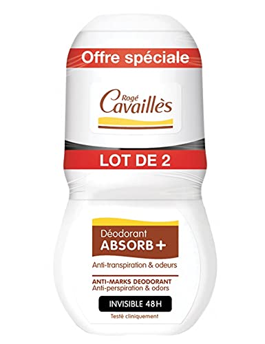 Déodorant soin roll-on invisible lot de 2 x 50 ml