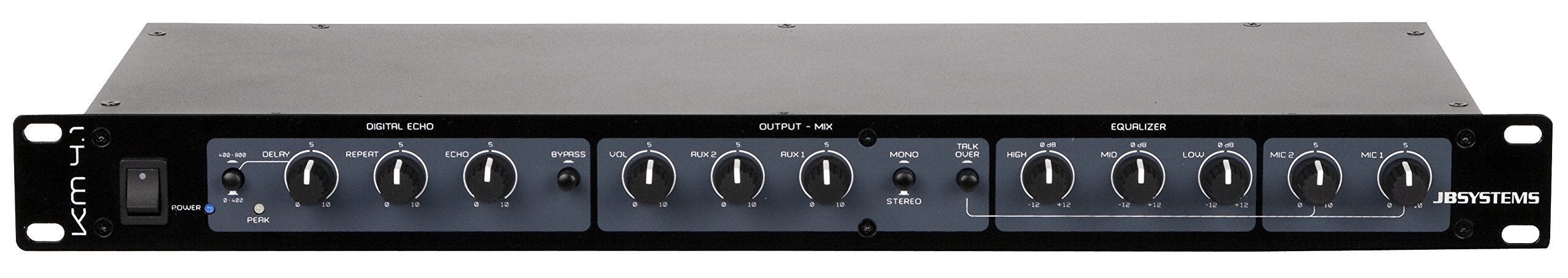 JB Systems KM4.1 - Effektgerät mit Audiomischpult
