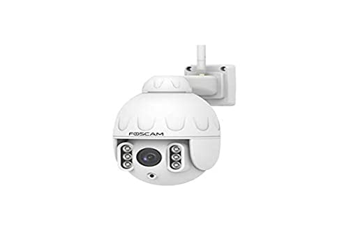 Foscam SD4 IP-Sicherheitskamera für den Außenbereich, Weiß, 4 MP, Zoom x4 - Überwachungskamera (IP-Sicherheitskamera, Außenbereich, Weiß, Wand, 4 MP)