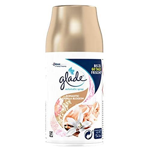Glade (Brise) Automatic Spray Nachfüller, Raumduft, Romantic Vanilla Blossom, 2er Pack (2 x 269 ml)