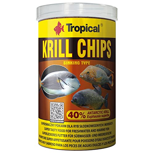 Tropical Krill Chips - Farbverstärkendes Futter mit Krill, 1er Pack (1 x 1 l)