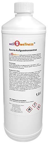 well2wellness® Saunaaufguss Konzentrat Spanischer Garten 1,0 l