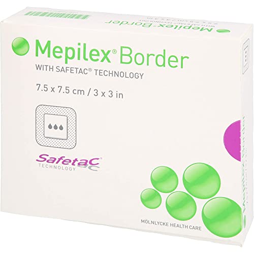 MEPILEX Border Schaumverband 7,5x7,5 cm 10 St Verband
