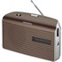 Music 60 Kofferradio braun/silber