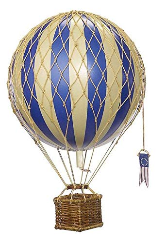 Authentic Models - Dekoballon - Jules Verne - Ballon Blau - 18 cm Durchmesser