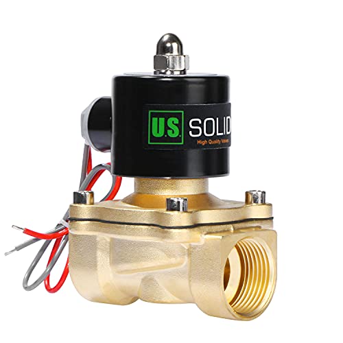 U.S. Solid 1" G 24V AC Messing Magnetventil Direktgesteuert für Wasser Luft Gas Öl NC