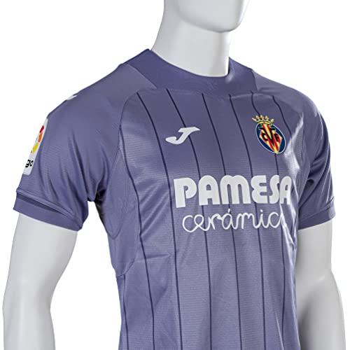 Villarreal CF Offizielles Kinder-Match-Shirt Zweite Ausstattung 22/23, hirt mit kurzen Armen, Unisex, Lila, 14 Jahre
