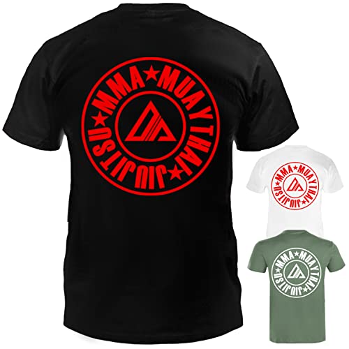 Dynamix Athletics T-Shirt Allsports Schwarz - Thaiboxen MMA Jiu Jitsu Kampfsport Shirt für Herren (XL)