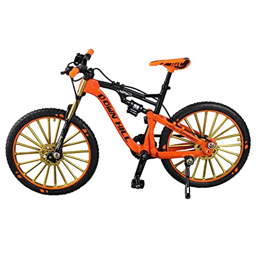 HHFZH Mini Fahrrad Modell Spielzeug , hochwertigen Materialien Mini Finger Bikes , EIN Halterungsdesign Finger Fahrrad Modell ,für ,Jungen, Mädchen, Kinder(Orange)