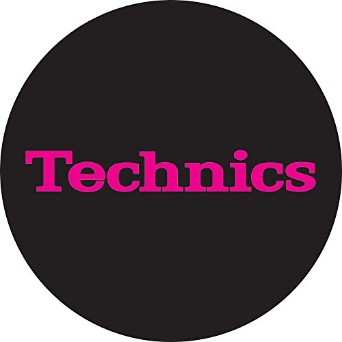 Technics Rutschmatte, schwarz-rosa