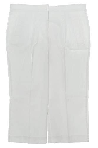 Sheego Culotte Caprihose Sommerhose 3/4 Hose Haremshose Shorts Damen Baumwolle, Farbe:weiß, Damengrößen:50