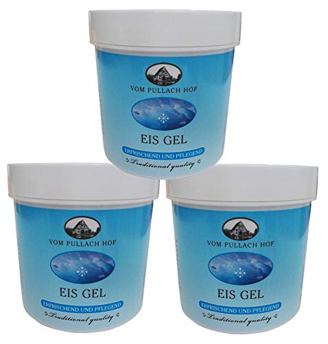 Iloda® 6x 250ml Eisgel vom Pullach Hof, Eis Gel wirkt kühlend und erfrischend für Fuß, Füße, Beine usw.
