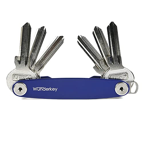 WUNDERKEY ® - der Key Organizer Made in Germany [ Schlüssel-Organizer | Schlüssel-Etui | Schlüssel-Mäppchen | Smart Key Gadget | das Original bekannt aus GQ & Playboy ]