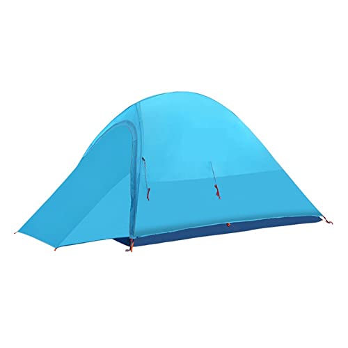 HJGTTTBN Zelt Backpacking Tent Ultralight Lightweight Waterproof Camping Outdoor (Color : Blue 2 Person)