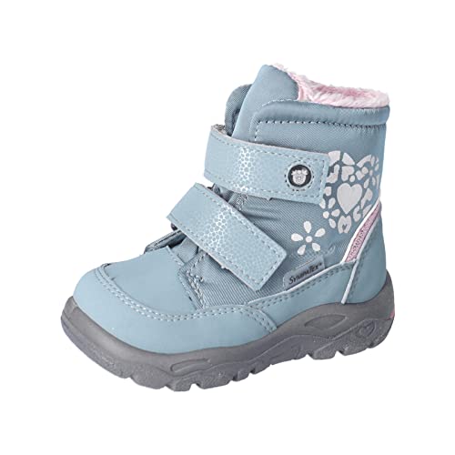 RICOSTA Mädchen Lauflernschuhe JANA,Kinder Boots,WMS:Mittel,lose Einlage,Sympatex,Lammwolle,gefüttert,wasserdicht,Stiefel,brombeer (380),26 EU