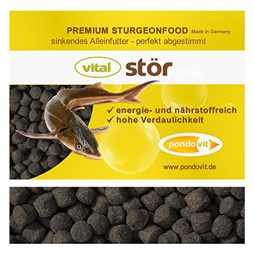 pondovit vital stör Premium Störfutter 4,5 kg / 3 mm Made in Germany