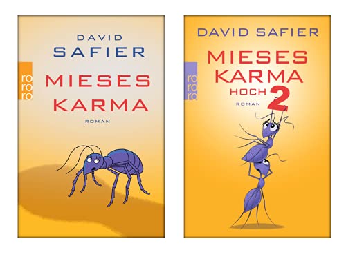 David Safier | 2er Set als Taschenbuch & Hardcover | Mieses Karma + Mieses Karma hoch 2