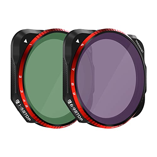 Freewell True Color Variable ND (Mist Edition) 1-5 Stop & 6-9 Stop 2 Pack VND Filter für Mavic 3 Classic