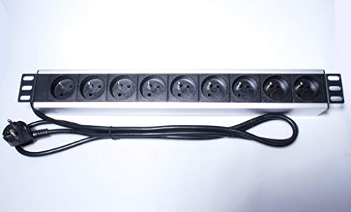 PremiumCord Power Distribution Unit für 19"Rack 1.5U, 9x230V, 2m Kabel