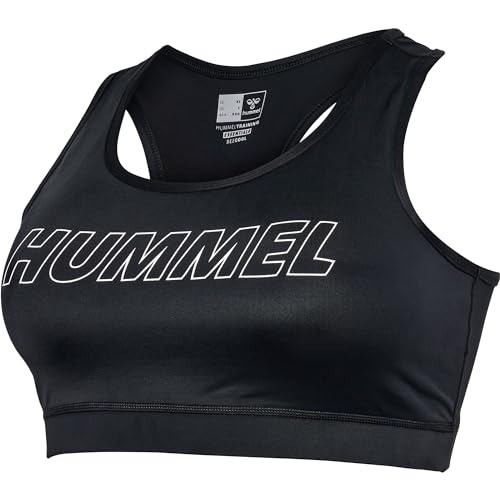 hummel Damen Sport-BH schwarz/weiß XXXL