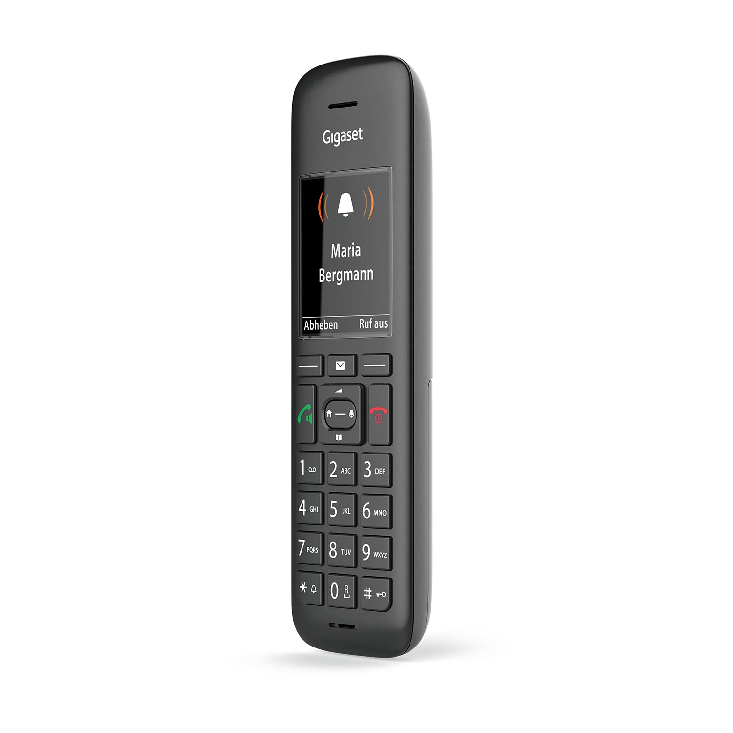 Gigaset C570HX - DECT-Mobilteil mit Ladeschale - Fritzbox-kompatibel - hochwertiges Schnurloses Telefon für Router und DECT-Basis - leichte Bedienbarkeit, graphisches Display, schwarz