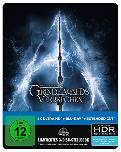 Phantastische Tierwesen: Grindelwalds Verbrechen 4K UHD + 2D Steelbook [Blu-ray] [Limited Edition]