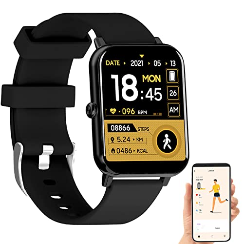 Newgen Medicals Fitnessuhr: Fitness-Smartwatch, Bluetooth 5, App ELESION, Metallgehäuse, IP67 (Sportuhr)