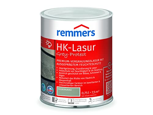 Remmers HK-Lasur - silbergrau 750ml