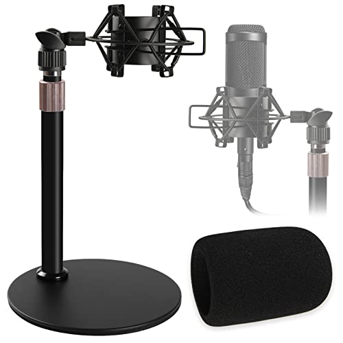 Avatar Mikrofon-Tischständer für AT2020, mit Stoßstange und Schaumstoff