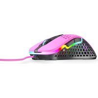 Cherry Xtrfy M4 RGB - Maus - Für Rechtshänder - optisch - kabelgebunden - USB - pink (XG-M4-RGB-PINK)