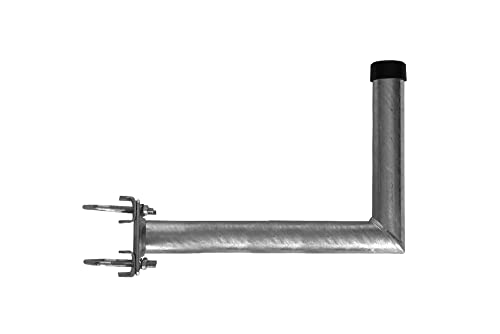 A.S. SAT 38040 Antennenmast-Ausleger Stahl Passend für Mast-Ø (max.): 60 mm Mastabstand: 40 cm Produktabmessung, Ø: 48 mm