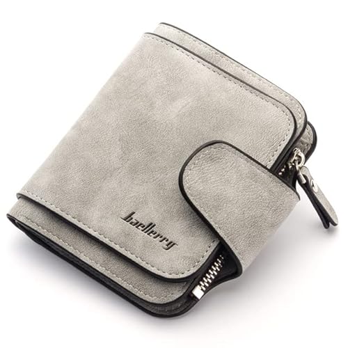 Luxus-Designer-Damenbrieftasche, neu, lang, dreifach, Multi-Card-Position, Kupplung, weibliche Multifunktions-Geldbörse, Kartenhalter, grau