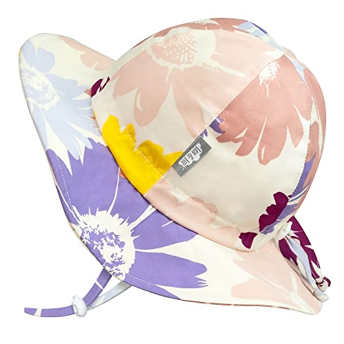 Jan & Jul Infant Summer Cotton Sun-Hat, UPF 50+, Foldable (S: 0-6 Months, Daisy)