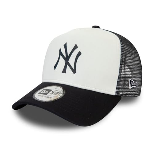 New Era New York Yankees MLB Cap New Era Trucker Kappe Verstellbar Baseball Snapback Weiss - One-Size