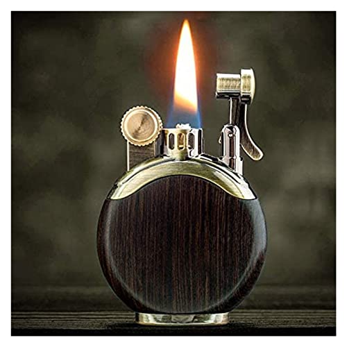 Vintage Trench Lighter – Cooles Feuerzeug, nachfüllbar, weiches Feuerzeug, winddicht, wiederverwendbar, antikes klassisches Flammenfeuerzeug, einzigartiges Geburtstagsgeschenk for Männer, Vater, Ehema