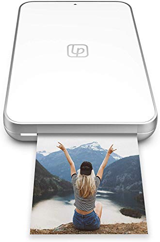 Lifeprint Ultra Slim Drucker |Weiß| Tragbarer Bluetooth-Sofortdrucker für Fotos, Videos und GIFS mit integrierter Videotechnik, Bearbeitungsprogramm und sozialer App…