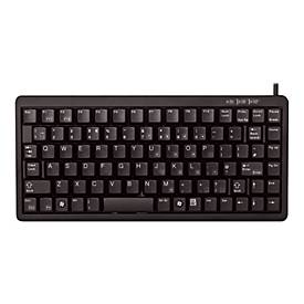 CHERRY G84-4100 Compact Keyboard - Tastatur - PS/2, USB - GB - Schwarz