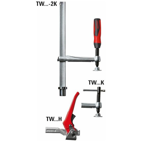 Schraubzwinge für Schweißtische Bessey TW28-30-12K Spannbereich:300 mm Ausladungs-Maße:120 mm