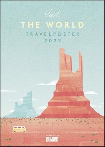 Travelposter 2022 – Reiseplakate-Kalender von DUMONT– Wand-Kalender – Poster-Format 50 x 70 cm