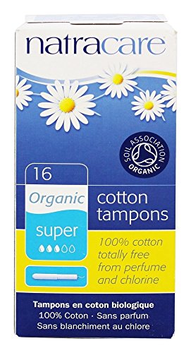 Natracare 9002 Bio alle Baumwolle Tampons mit Applikator 16 Count