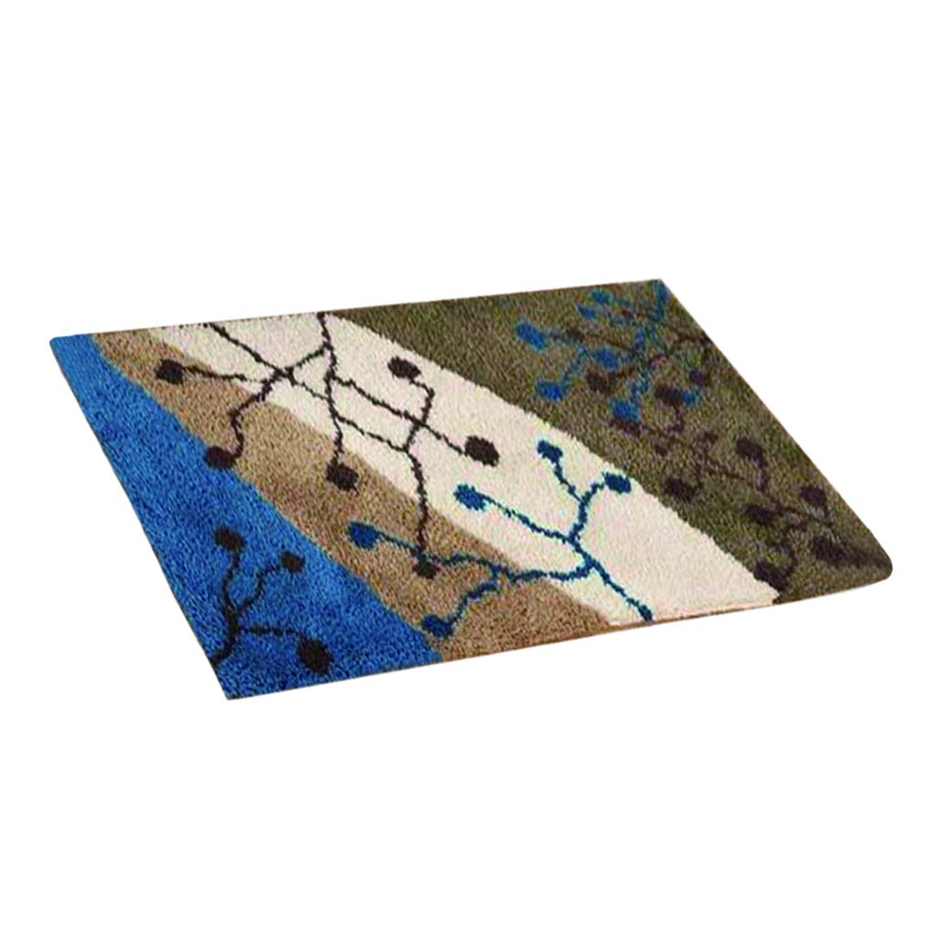 Sharplace Große Knüpfset Teppich Erwachsene, Knüpfteppich zum Selberknüpfen, Aufenthaltsraum Teppich Latch Hook Kit und Anfänger , Herbstliche Landschaft