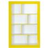 Bücherregal ¦ gelb ¦ Maße (cm): B: 109 H: 159 Regale > Bücherregale - Möbel Kraft