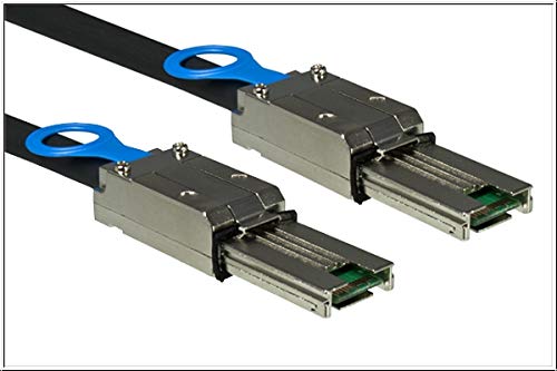 DINIC, Madison SAS Kabel extern SFF-8088 Stecker auf SFF-8088 Stecker (1m, schwarz)