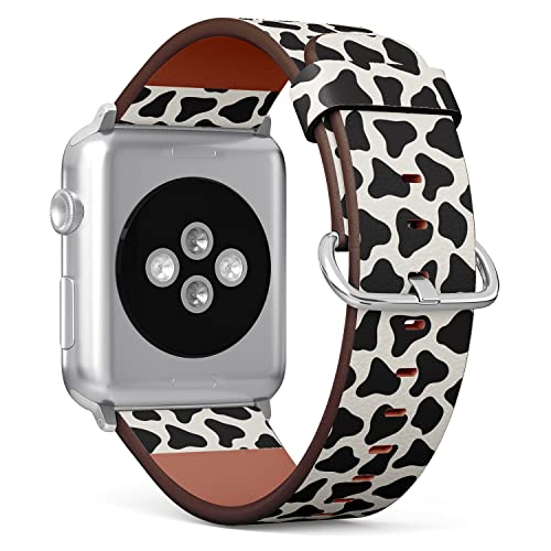 IKIKI-TECH Kompatibel mit Apple Watch-Armband, 38 mm, 40 mm, 41 mm (Kuh-Dalmatiner-Punkte-Muster), veganes Ersatzarmband für iWatch Serie 8, 7, 6, 5, 4, 3, 2, 1 Ultra SE