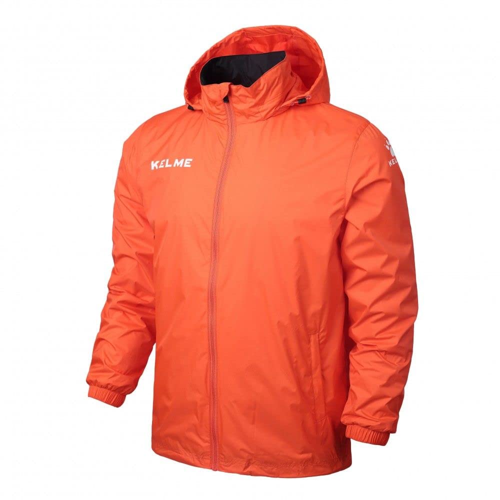 Kelme Erwachsene Windproof Jacket Regenjacke für Herren L orange