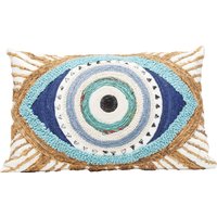 Kare Design Kissen Ethno Eye, rechteckiges Dekokissen für das Sofa, Kissen in Augen Form, mehrfarbiges Kissen, 35x55cm (H/B/T) 3,75 54 36