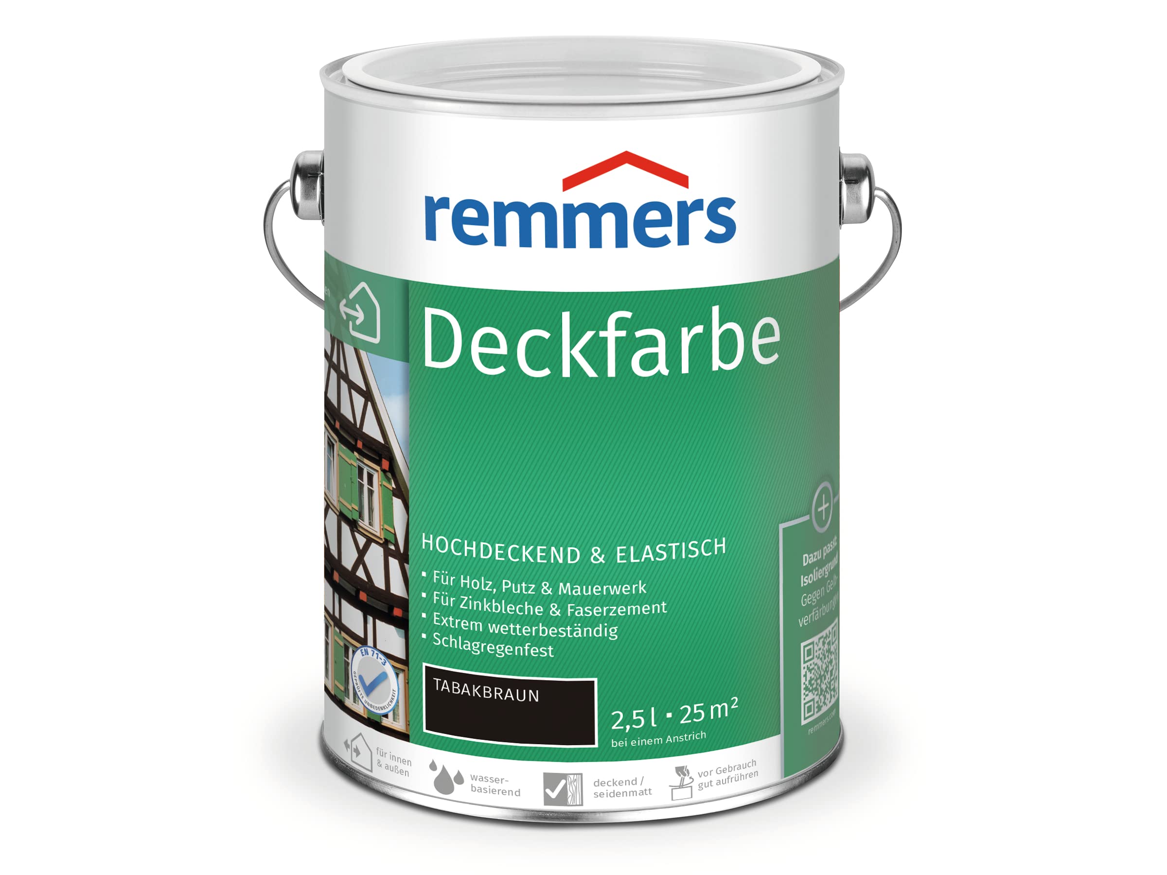 Remmers Deckfarbe - tabakbraun 2,5L